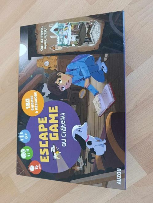 Escape game au château, Hobby en Vrije tijd, Gezelschapsspellen | Bordspellen, Zo goed als nieuw, Een of twee spelers, Drie of vier spelers