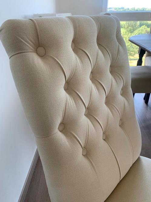 Lot de 6 chaises capitonnées – style classique chic, Huis en Inrichting, Stoelen, Zo goed als nieuw, Vijf, Zes of meer stoelen