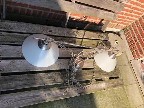 vintage IKEA Kroby hanglamp, Huis en Inrichting, Lampen | Hanglampen, Zo goed als nieuw, 75 cm of meer, Glas, Ophalen