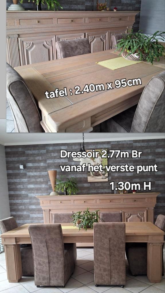 Prachtige eetkamer compleet. VERKOCHT !!!!, Huis en Inrichting, Complete eetkamers, Zo goed als nieuw, Ophalen