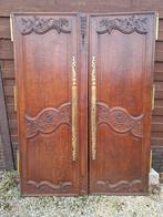 2 ensembles anciens de portes françaises en chêne, lambris,, Enlèvement