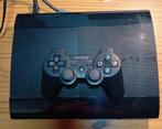 PS3 Super Slim + Controller, Games en Spelcomputers, Spelcomputers | Sony PlayStation 3, Ophalen, Gebruikt, Met 1 controller, Super Slim