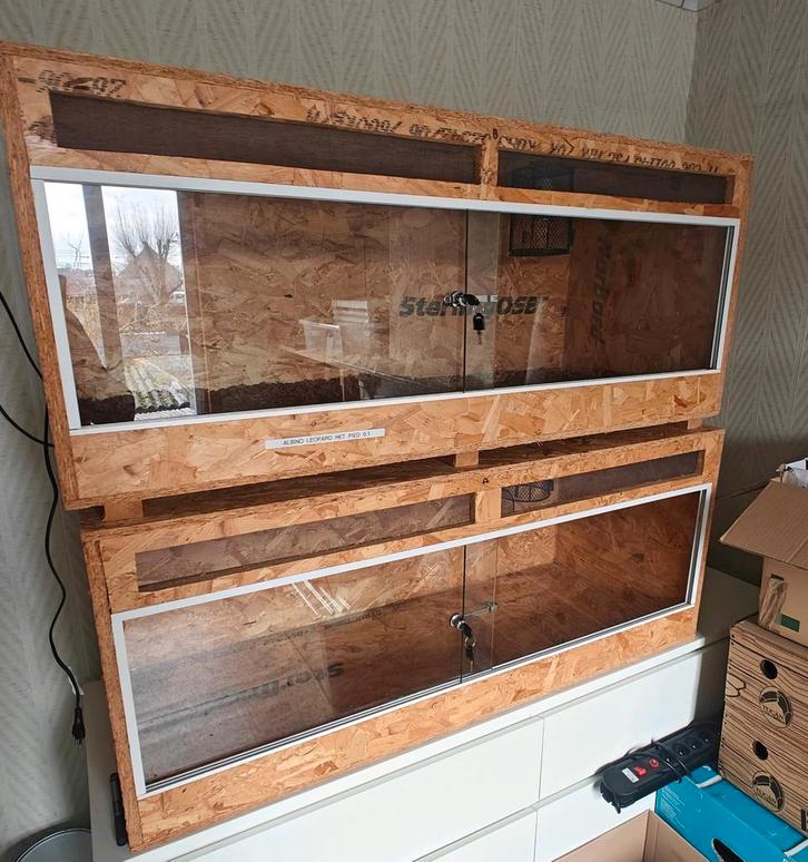 OSB terrarium 120L x 48D x 50H, Animaux & Accessoires, Reptiles & Amphibiens | Accessoires, Enlèvement