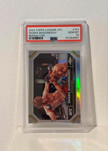 PSA 10 Shara Magomedov 2024 Topps Chrome UFC Rookie beschikbaar voor biedingen