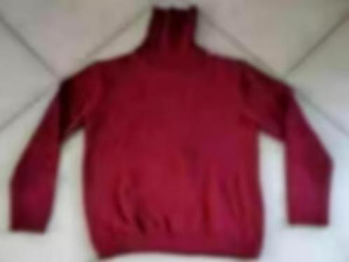 Pull col roulé bordeau S/M, Kleding | Dames, Truien en Vesten, Gedragen, Maat 38/40 (M), Rood, Ophalen of Verzenden