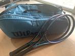 Tennis racketten en zak, Sport en Fitness, Tennis, Gebruikt, Wilson, Racket, Ophalen