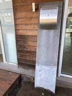 Brievenbus, Tuin en Terras, Ophalen, Zo goed als nieuw, Inox, Staande brievenbus