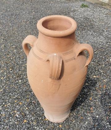 Terracotta kruik 4 handvatten - 75 cm beschikbaar voor biedingen