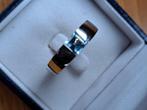 NIEUWE 18-KARAATS WITGOUDEN RING, NOOIT MET HOESJE GEDRAGEN, Handtassen en Accessoires, Ringen, 19 tot 20, Wit, Nieuw, Ophalen of Verzenden