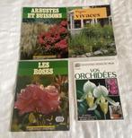 4 livres : arbustes, vivaces, roses, orchidées  1 EUR pièce, Ophalen, Zo goed als nieuw, Tuinieren en Tuinplanten