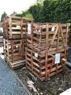houten krat ,kist om brandhout of... te stapelen, Ophalen, Gebruikt