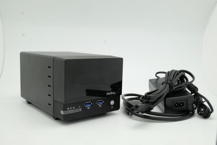 NAS Startech S352BU33HR USB3.0 Dubbel 3,5 SATA HDD RAID 2X2T, Computers en Software, NAS, Gebruikt, Ophalen of Verzenden