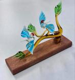 Glaskunst, vogels geblazen glas, vogelkunst glasdieren vogel, Antiek en Kunst, Ophalen of Verzenden