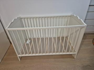 Lit bébé blanc 60x120 cm beschikbaar voor biedingen