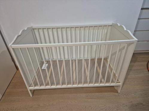Lit bébé blanc 60x120 cm, Kinderen en Baby's, Kinderkamer | Bedden, Gebruikt, Minder dan 140 cm, Minder dan 70 cm, Ophalen