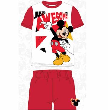 Mickey Mouse Shortama W/R - 92 - 98 - 104 - 116 - 128 beschikbaar voor biedingen