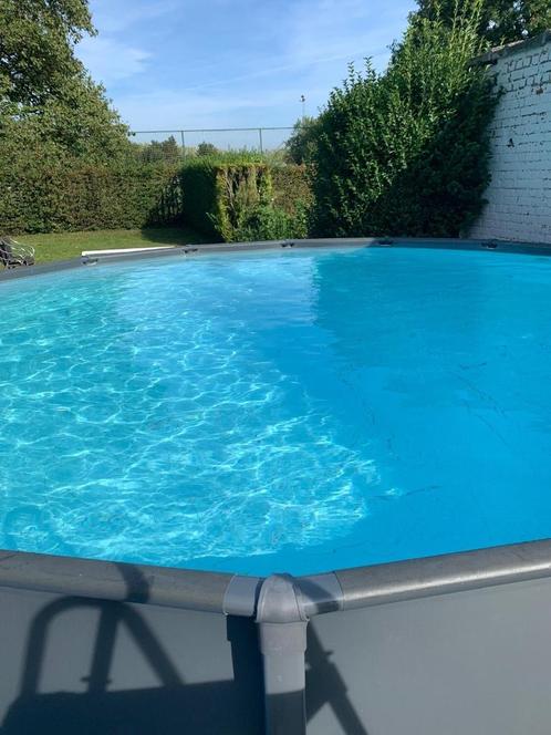 Zwembad Intex + warmtepomp te koop, Tuin en Terras, Zwembaden, Zo goed als nieuw, Opzetzwembad, 120 cm of meer, 400 cm of meer