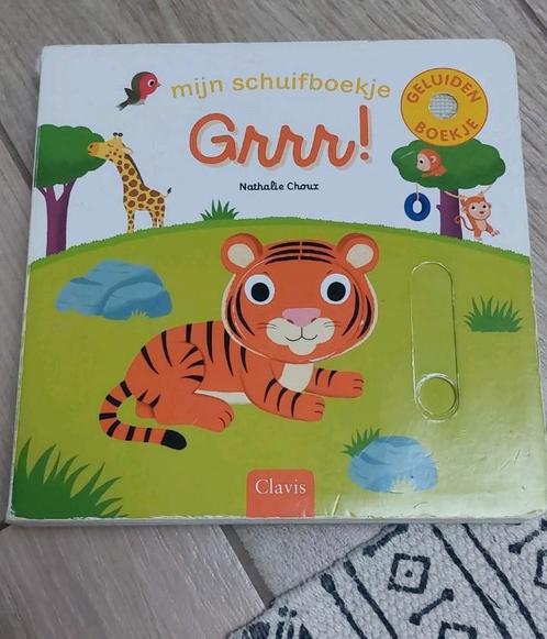 Nathalie Choux - Grrr! Mijn schuifboekje, Boeken, Kinderboeken | Baby's en Peuters, Zo goed als nieuw, Ophalen