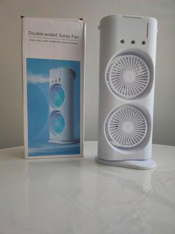 Nieuwe dubbele bureauventilator met rookmachine! beschikbaar voor biedingen