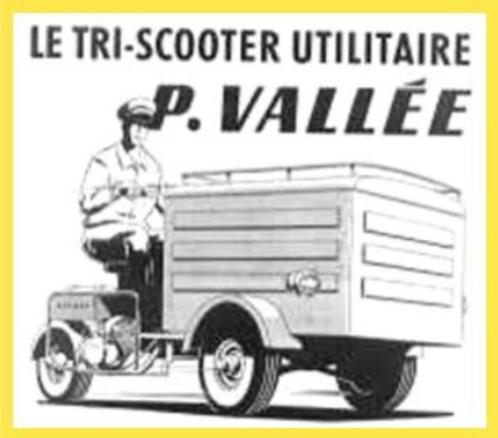 Triporteur P Valléé 1951, Fietsen en Brommers, Brommers | Oldtimers, Overige merken, Ophalen of Verzenden