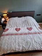 Boxspring, Ophalen, Gebruikt, Bruin, Tweepersoons
