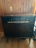 Grundig vitage meubel met radio en platenspeler. Werkt nog, Antiek en Kunst, Antiek | Tv's en Audio, Ophalen