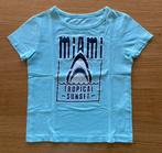 T-shirt turquoise clair requin - 5 ans - 1€, Utilisé, Garçon