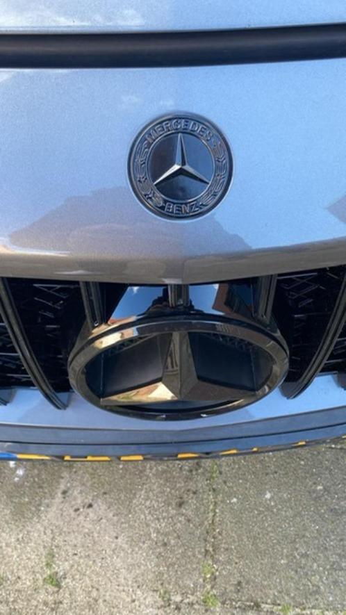 Mercedes ster motorkap glans zwart E-klasse C-klasse CLA A45, Auto-onderdelen, Klein materiaal, Mercedes-Benz, Nieuw, Ophalen of Verzenden