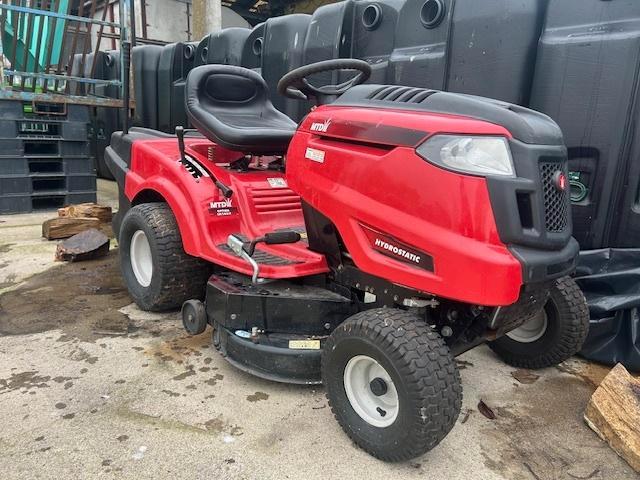 Faucheuse autoportée MTD, Jardin & Terrasse, Tondeuses autoportées, Utilisé, 90 à 120 cm, Démarrage électrique, Sac de ramassage