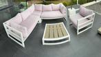 Witte lounge tuinset, Tuin en Terras, Ophalen, Gebruikt, 6 zitplaatsen, Bank