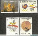 Sao Tome Y Principe 1988 - Yvert 931Q-931T - Barcelona (ST), Timbres & Monnaies, Timbres | Afrique, Affranchi, Envoi, Autres pays
