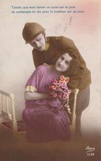 MILITAIR FANTASIE - Mijn kus rust op je wang + 100 jaar oud!, Verzamelen, Verzenden, 1920 tot 1940, Gelopen, Overige thema's