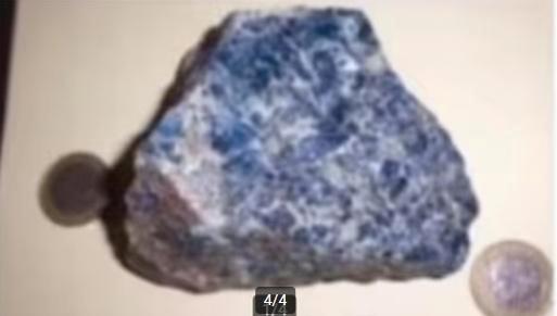 3 RUWE SODALIETEN  SAMEN 25 EURO, Collections, Minéraux & Fossiles, Enlèvement ou Envoi