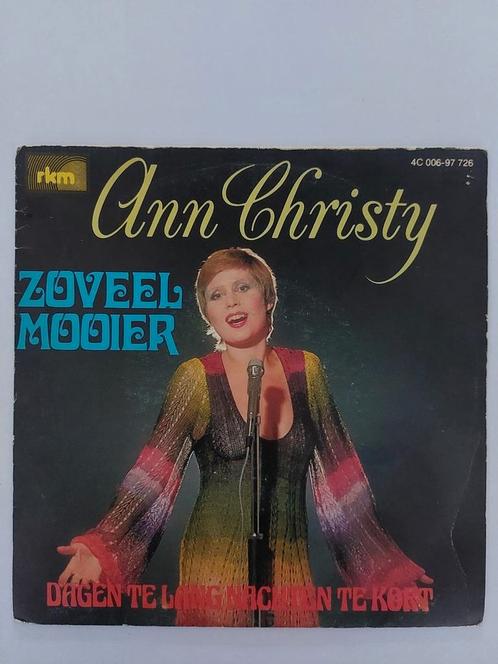 Ann Christy  - Zoveel mooier, Cd's en Dvd's, Vinyl Singles, Zo goed als nieuw, Ophalen of Verzenden