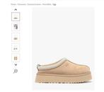 UGG Tazz II met platformzool uit leder UGG, Kleding | Dames, Schoenen, Beige, Overige typen, Ophalen of Verzenden, Zo goed als nieuw