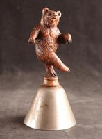 Antieke tafelbel met dansende beer, Verzenden
