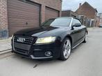 Audi A5 Cabriolet 2.0 tfsi s line 180 pk 2009 Automaat, Auto's, Euro 5, Zwart, Cabriolet, Leder en Stof