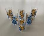 6 vintage limonadeglazen, Enlèvement ou Envoi, Comme neuf, Verre à soda