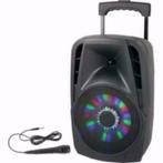 Mobiele Speaker 8 inch 300Watt Party-8led [6100P-BKJ], Enlèvement ou Envoi, Neuf, Autres types