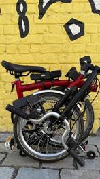 Brompton rode Cline H6R 6-versnellingen 2022 dynamonaaf, Fietsen en Brommers, Fietsen | Vouwfietsen, Ophalen, Brompton, 14 tot 16 inch
