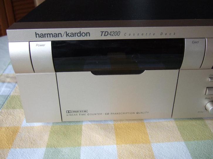 Lecteur cassette Harman-Kardon TD-4200, TV, Hi-fi & Vidéo, Decks cassettes, Enlèvement ou Envoi
