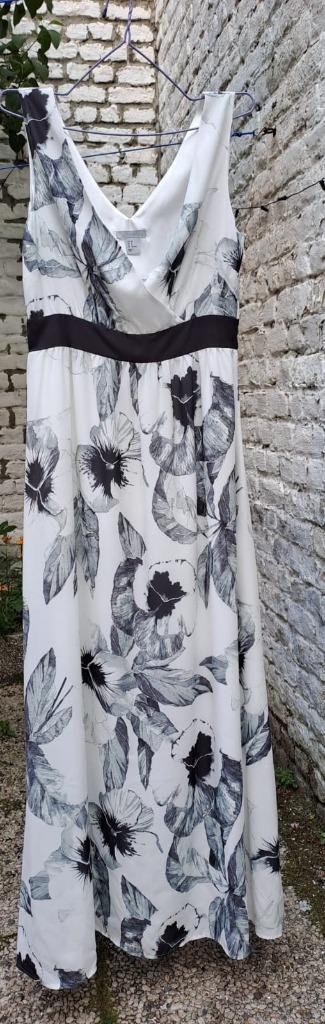 Robe maxi H&M, Kleding | Dames, Jurken, Zo goed als nieuw, Maat 38/40 (M), Onder de knie, Ophalen