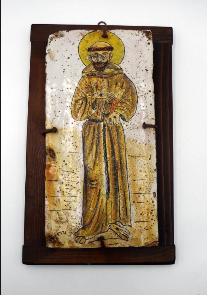 Pelletti - San Francesco D'Assisi (1182-1226), uniek werk ge, Antiek en Kunst, Kunst | Beelden en Houtsnijwerken, Ophalen of Verzenden