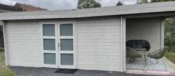Houten tuinhuis  beschikbaar voor biedingen