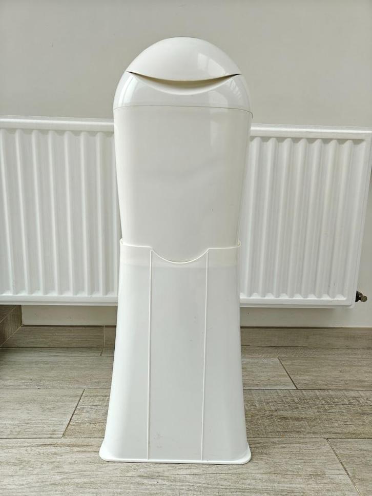 Luieremmer Tommee Tippee + 4 vullingen en standaardverhoger, Kinderen en Baby's, Badjes en Verzorging, Zo goed als nieuw, Luieremmer