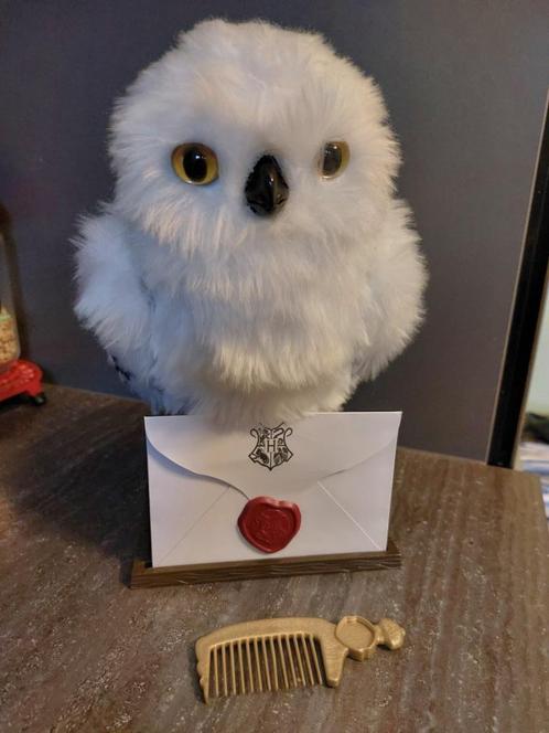 Harry Potter interactieve uil 'Hedwig' totale hoogte 26cm, Kinderen en Baby's, Speelgoed | Overig, Zo goed als nieuw, Jongen of Meisje