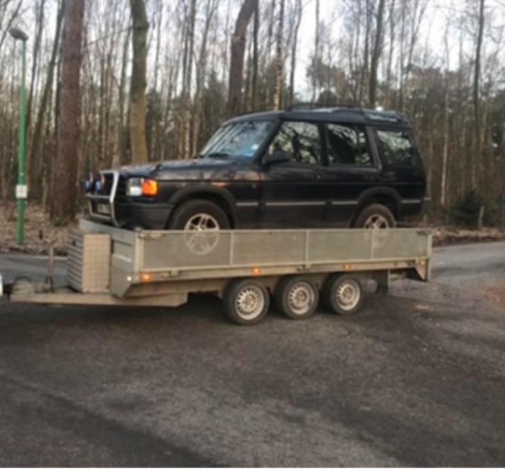 3 asser aanhangwagen, Auto diversen, Aanhangers en Bagagewagens, Gebruikt, Ophalen