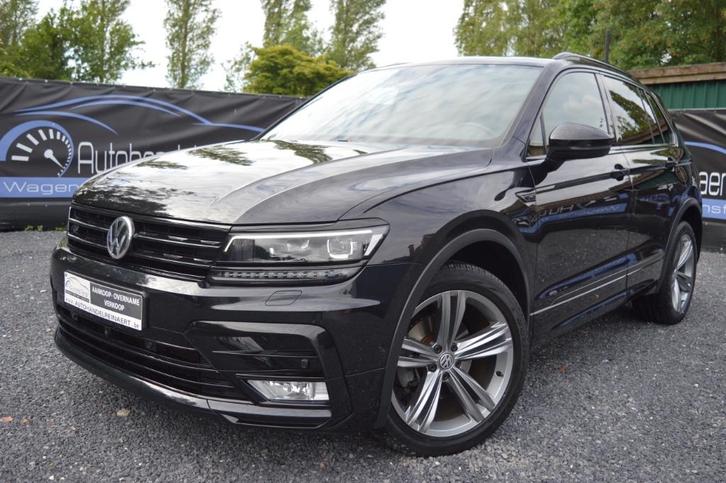 Vw Tiguan, 2017, 1.4i, 76.000km, Full option, 4x4, Automaat, Auto's, Volkswagen, Bedrijf, Tiguan, 4x4, Benzine, Automaat, Zwart