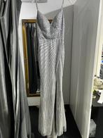 Avondjurk zilver kleur, Kleding | Dames, Gelegenheidskleding, Ophalen, Gedragen, Maat 36 (S), Overige kleuren