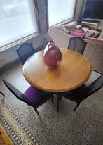 Tafel en stoelen Roche Bobois, Ophalen, Zo goed als nieuw, Hout, Vier